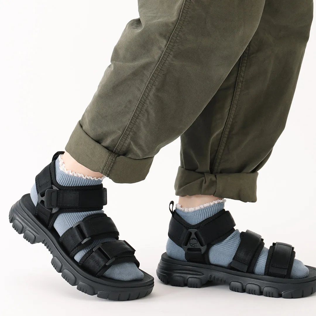 011120134 White Frill Rib Trainer Socks