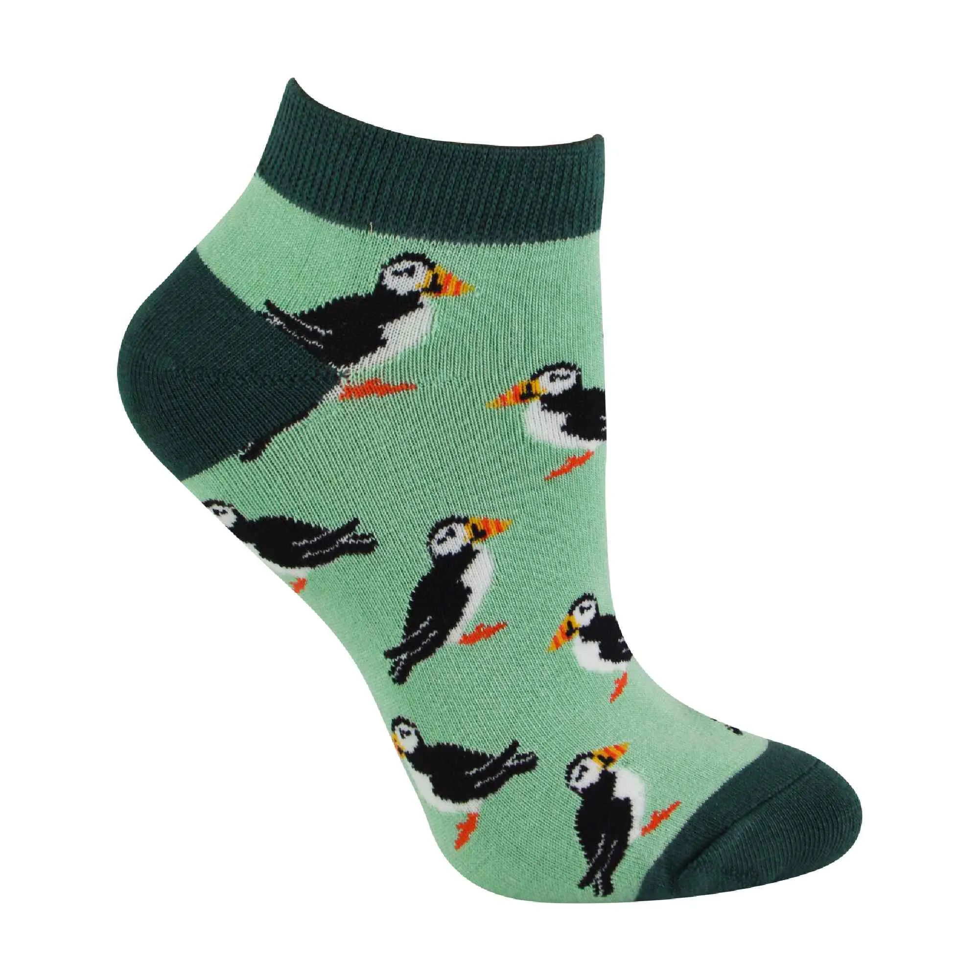 1 Pack Ladies Novelty Animal Themed Bamboo Trainer Socks
