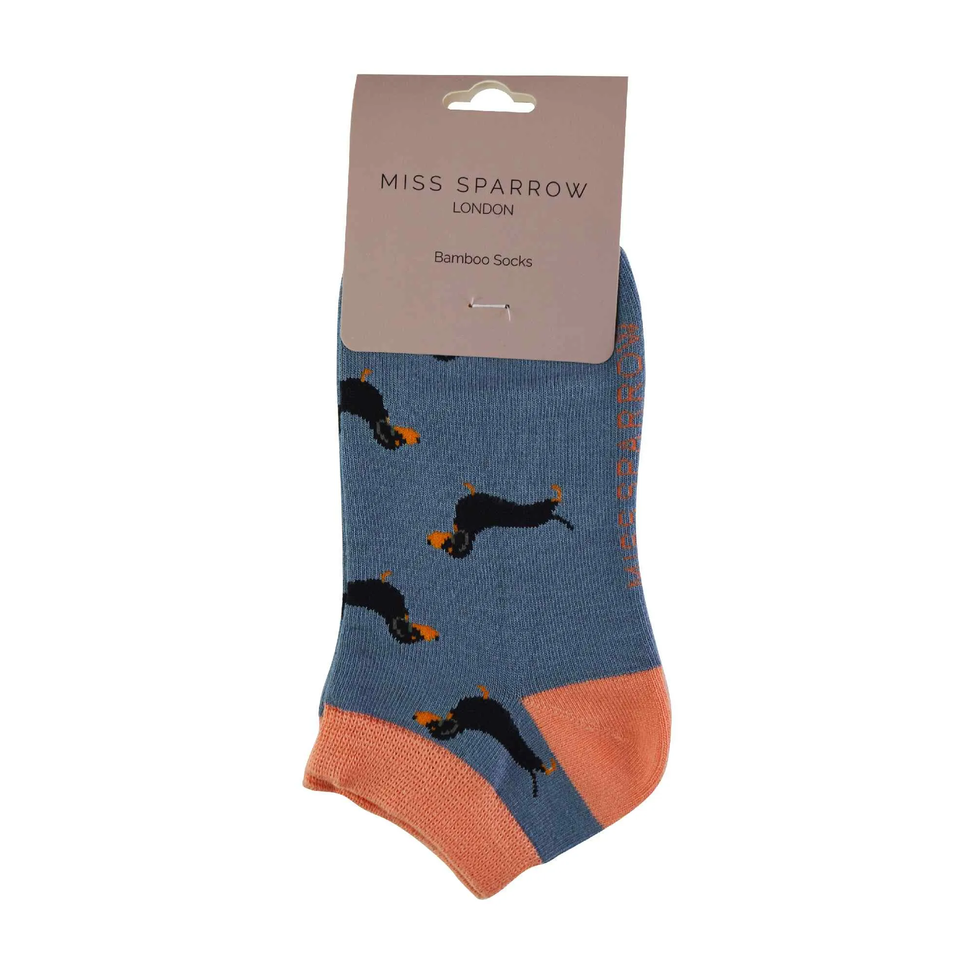 1 Pack Ladies Novelty Animal Themed Bamboo Trainer Socks