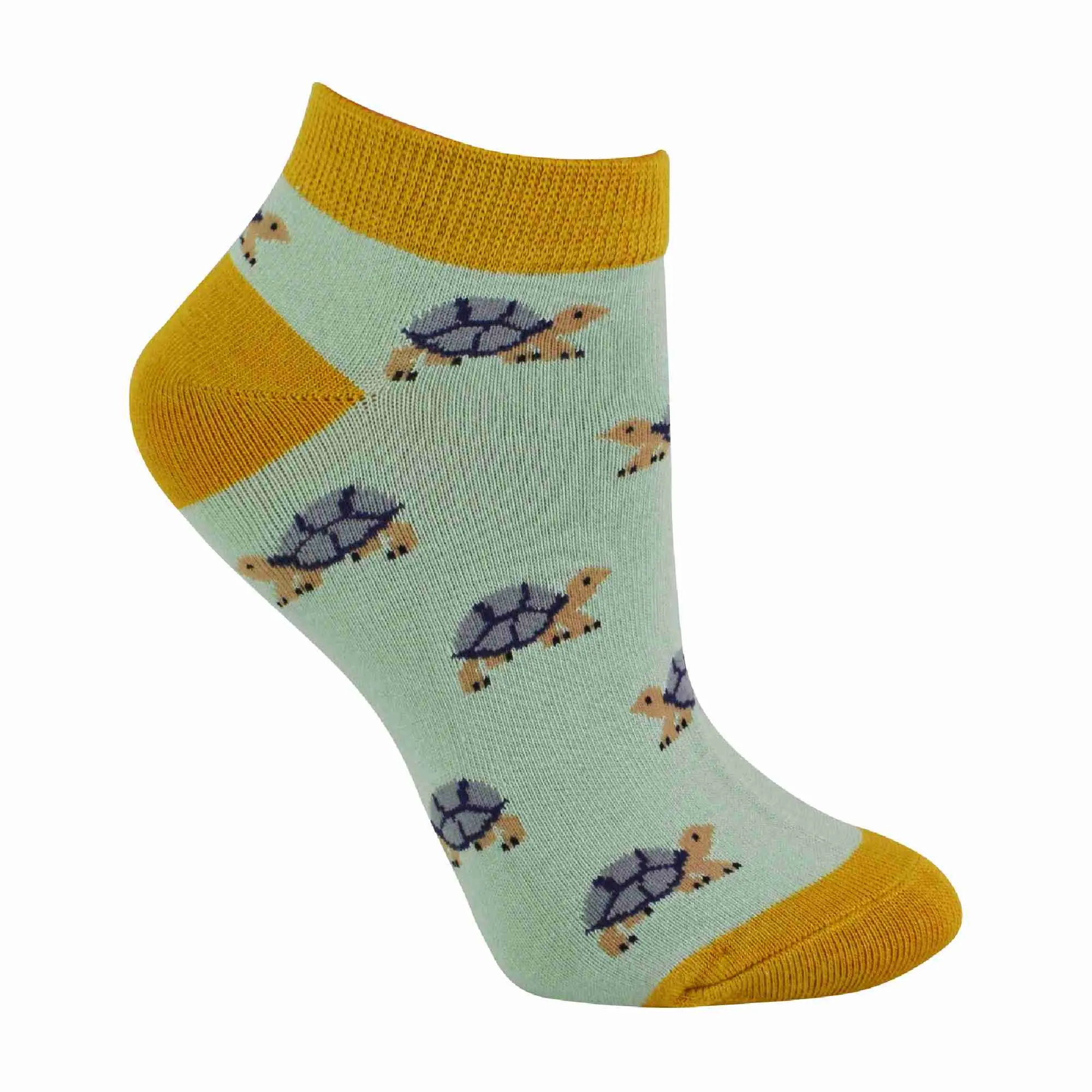 1 Pack Ladies Novelty Animal Themed Bamboo Trainer Socks