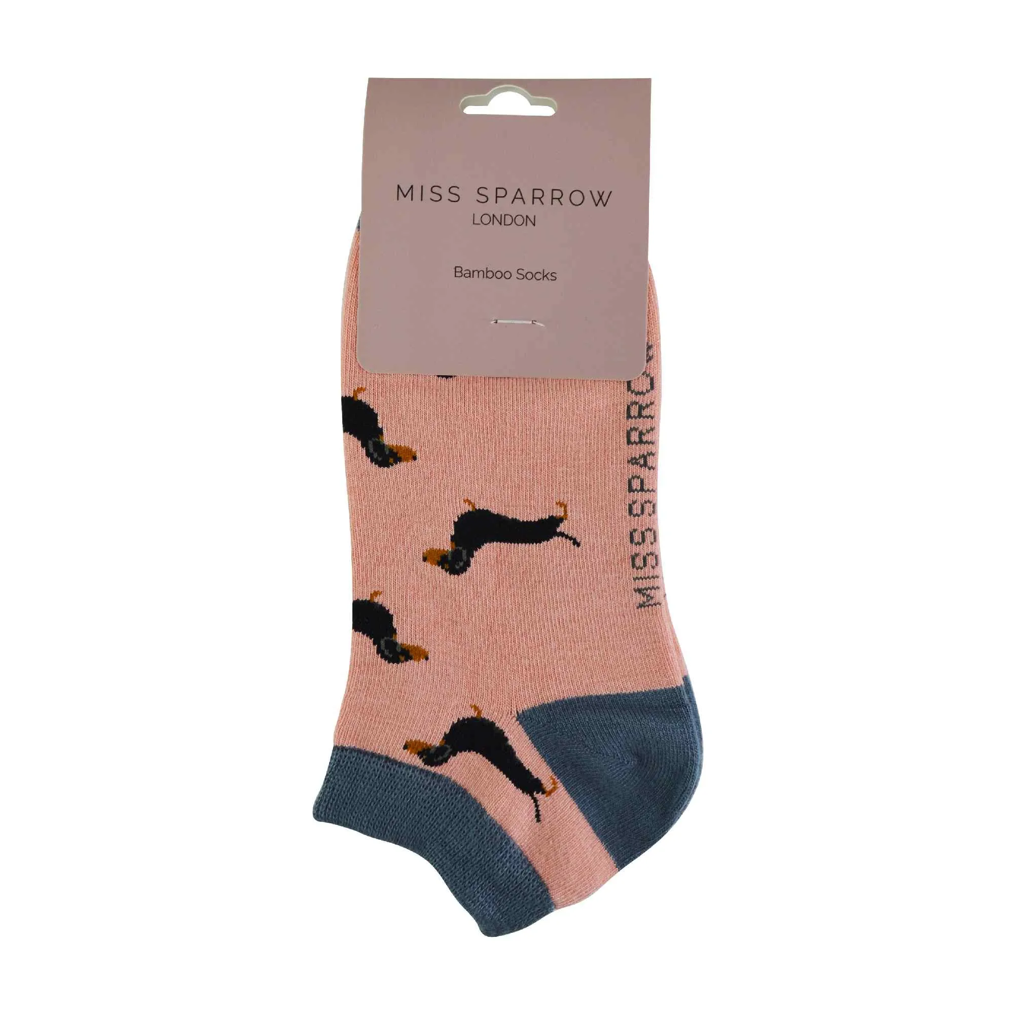 1 Pack Ladies Novelty Animal Themed Bamboo Trainer Socks