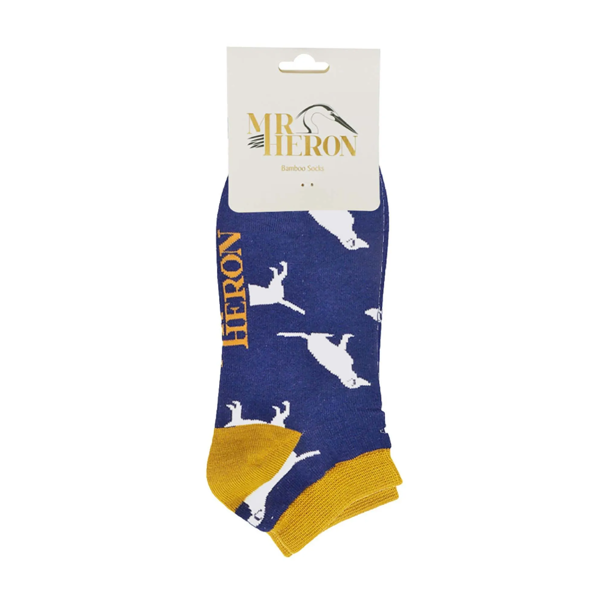 1 Pack Mens Animal Themed Bamboo Trainer Socks