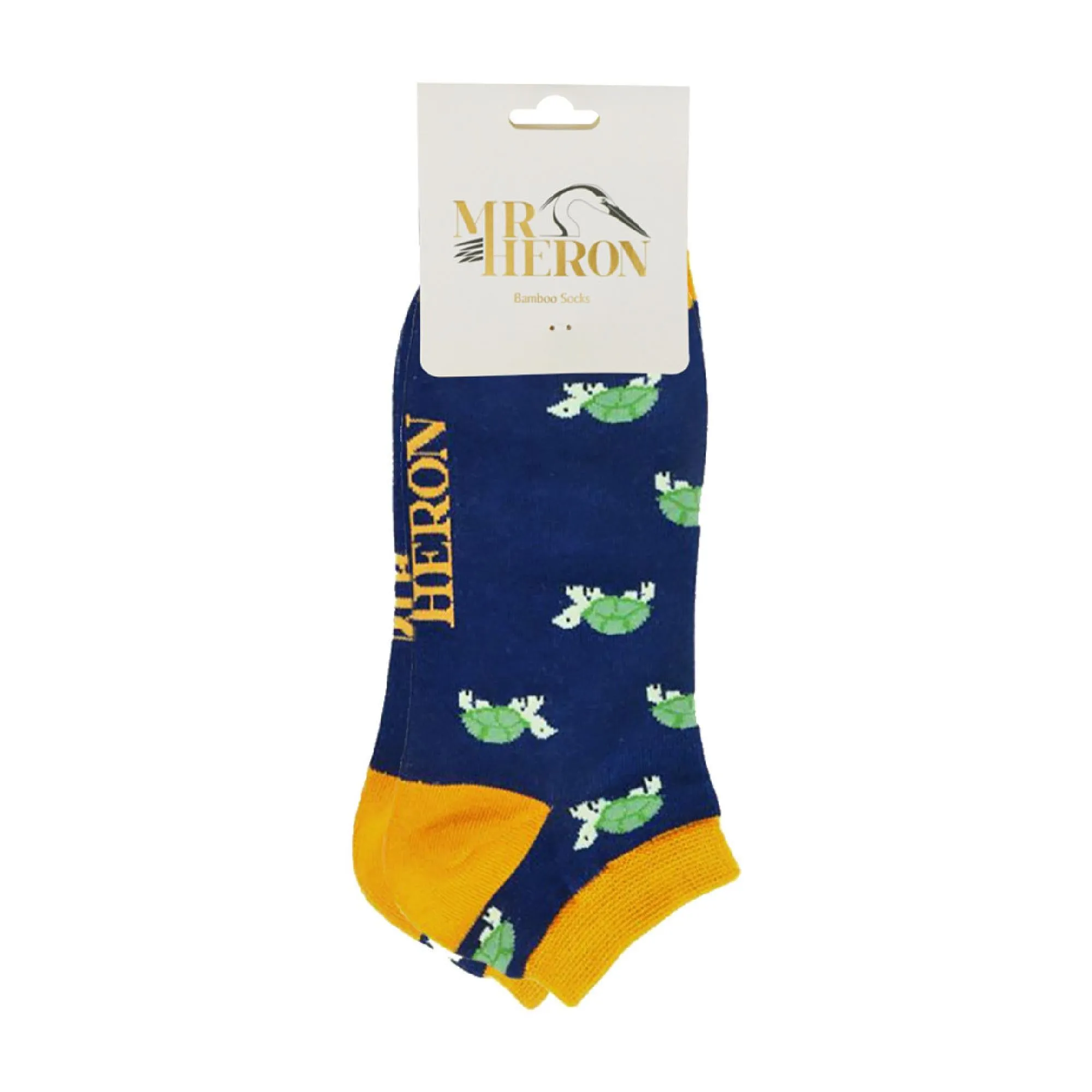 1 Pack Mens Animal Themed Bamboo Trainer Socks