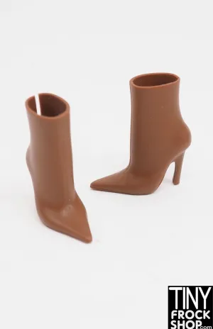 12" Fashion Doll Brown Pointed Boot