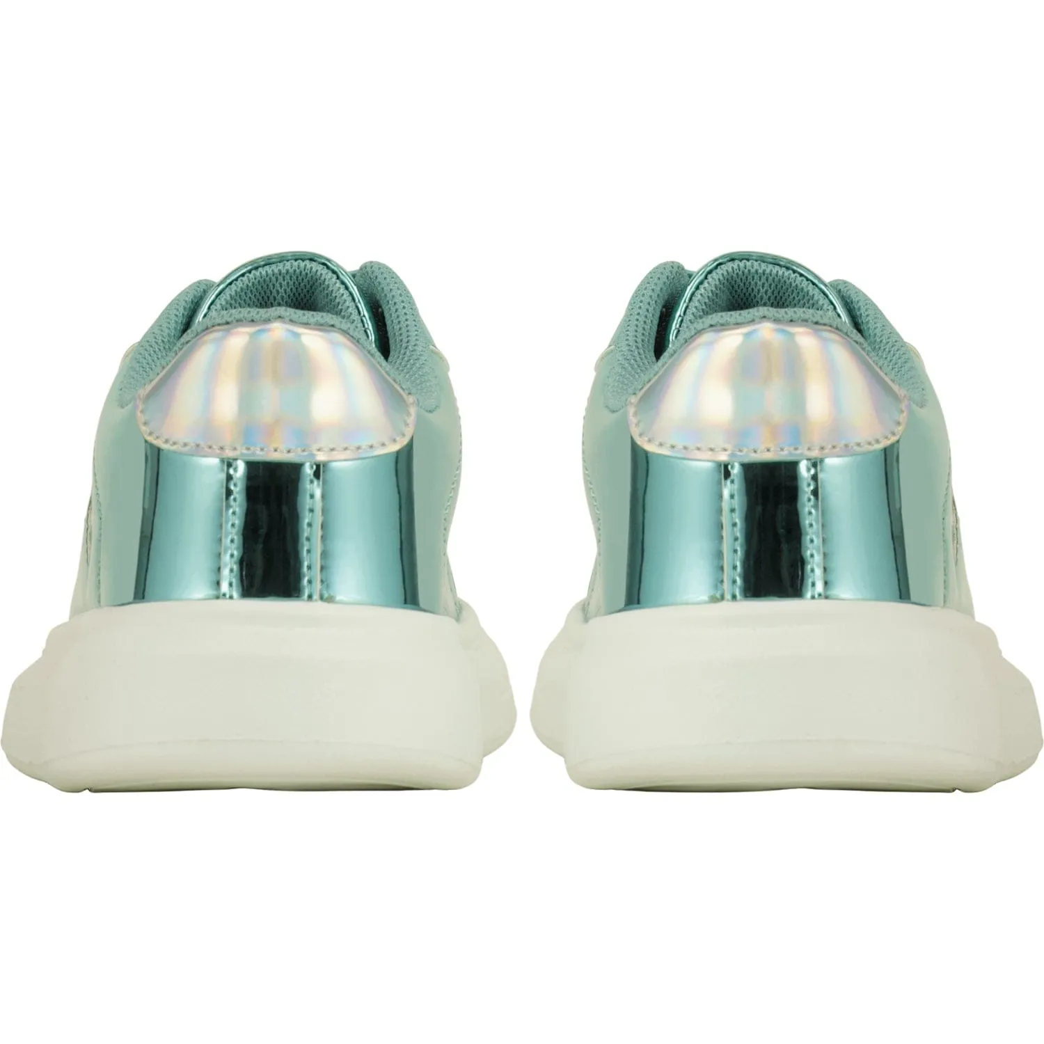 A DEE - Mr Unicorn Queeny Chunky Heart Trainers - Aqua