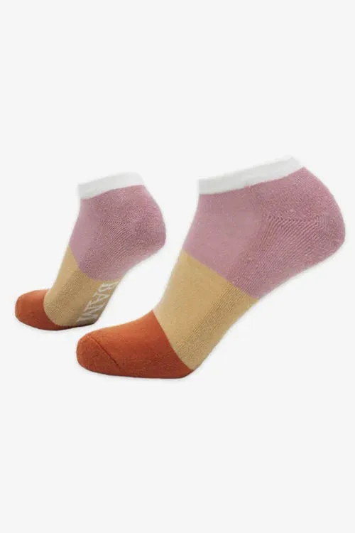 Abbotsham Bamboo Trainer Socks (4 Pair Pack) Multi colours by BAM