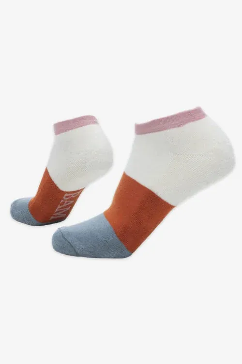 Abbotsham Bamboo Trainer Socks (4 Pair Pack) Multi colours by BAM