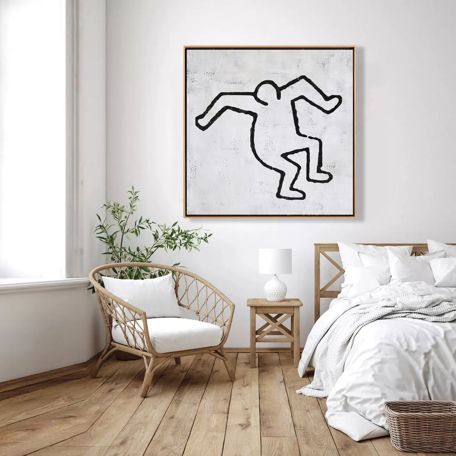 Abstract Dancing Man Painting H203S