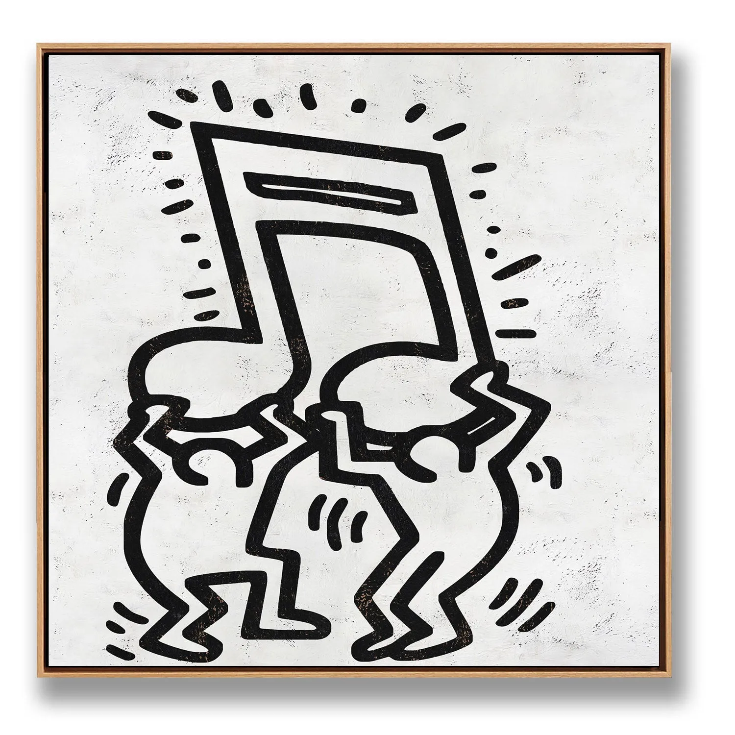 Abstract Dancing Man Painting H307S
