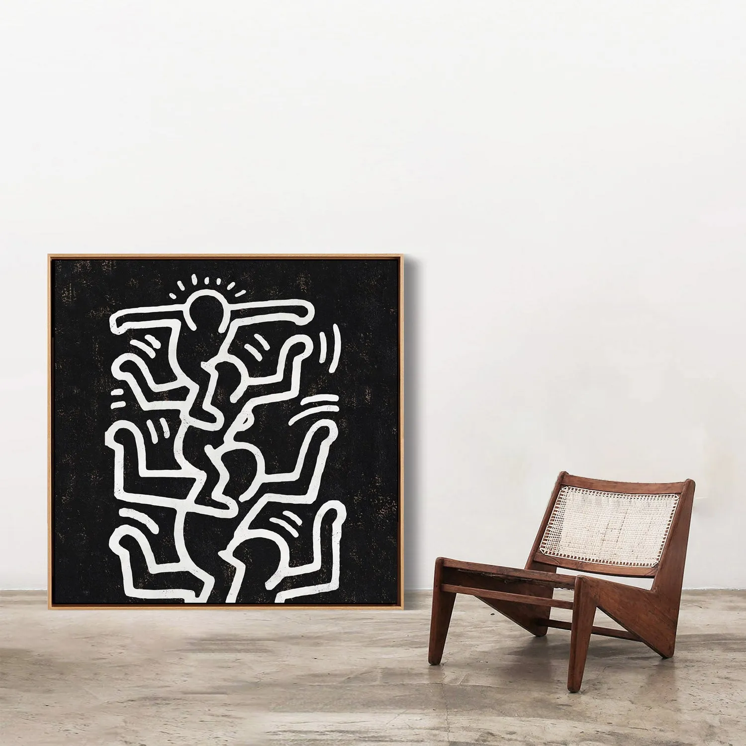 Abstract Dancing Man Painting H315SR