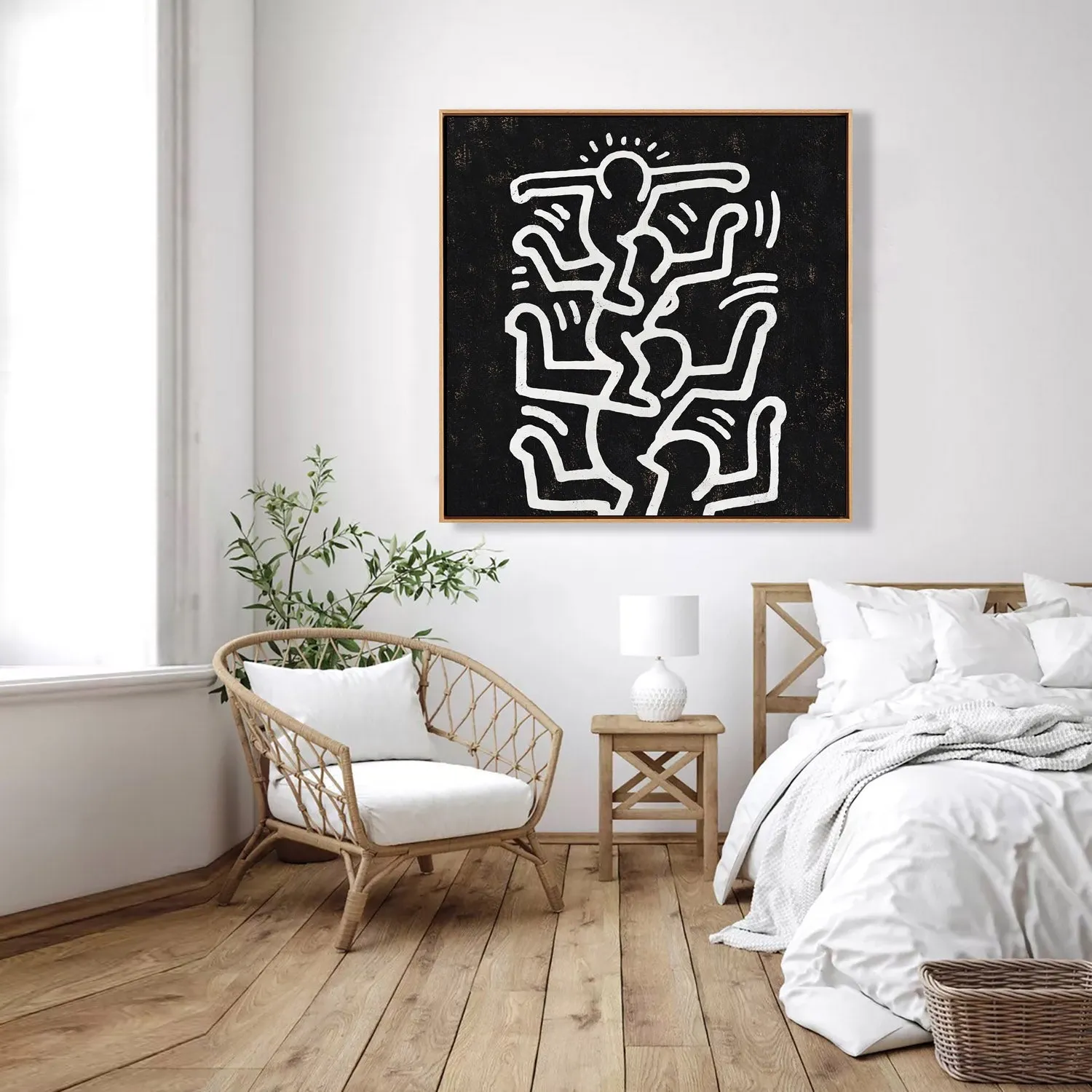 Abstract Dancing Man Painting H315SR