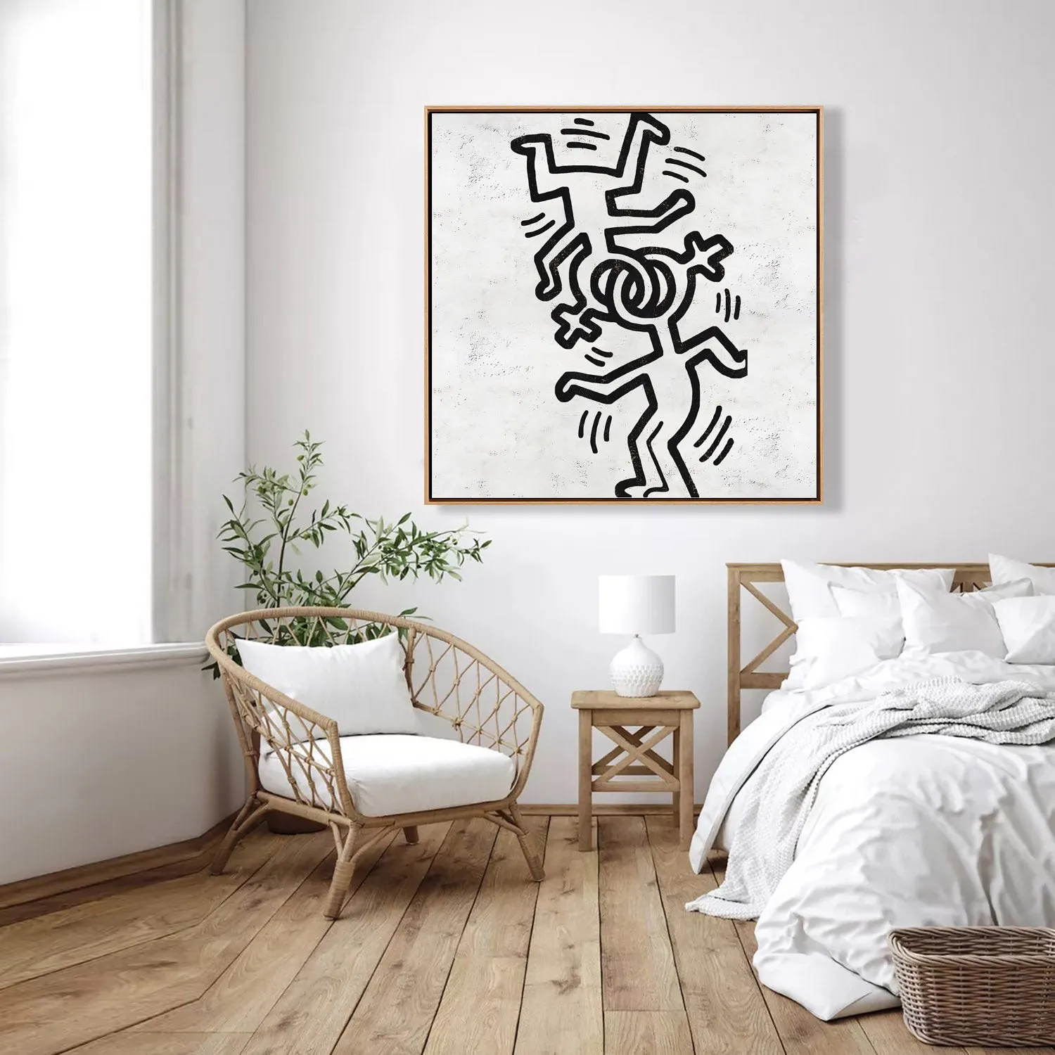 Abstract Dancing Man Painting H316S