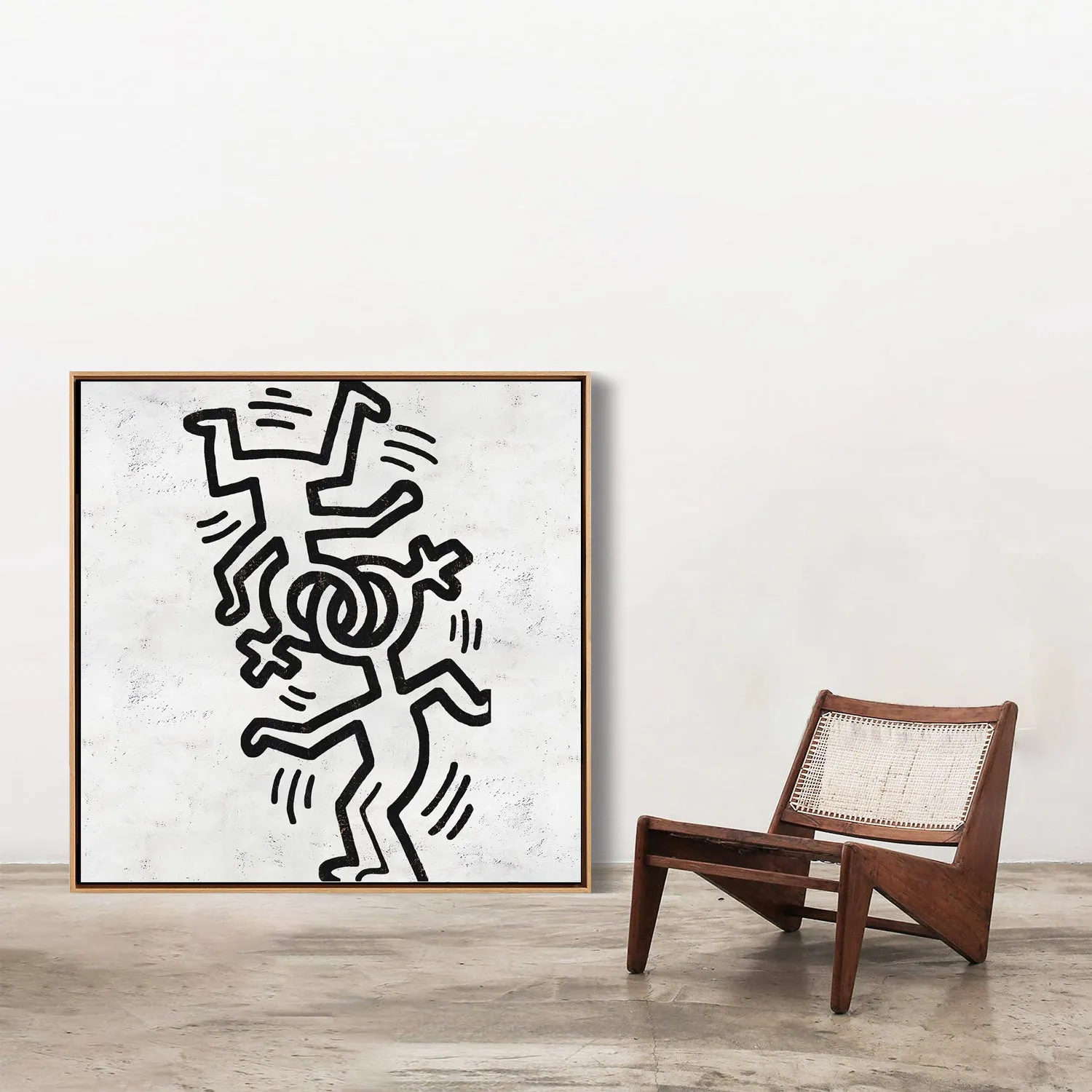 Abstract Dancing Man Painting H316S