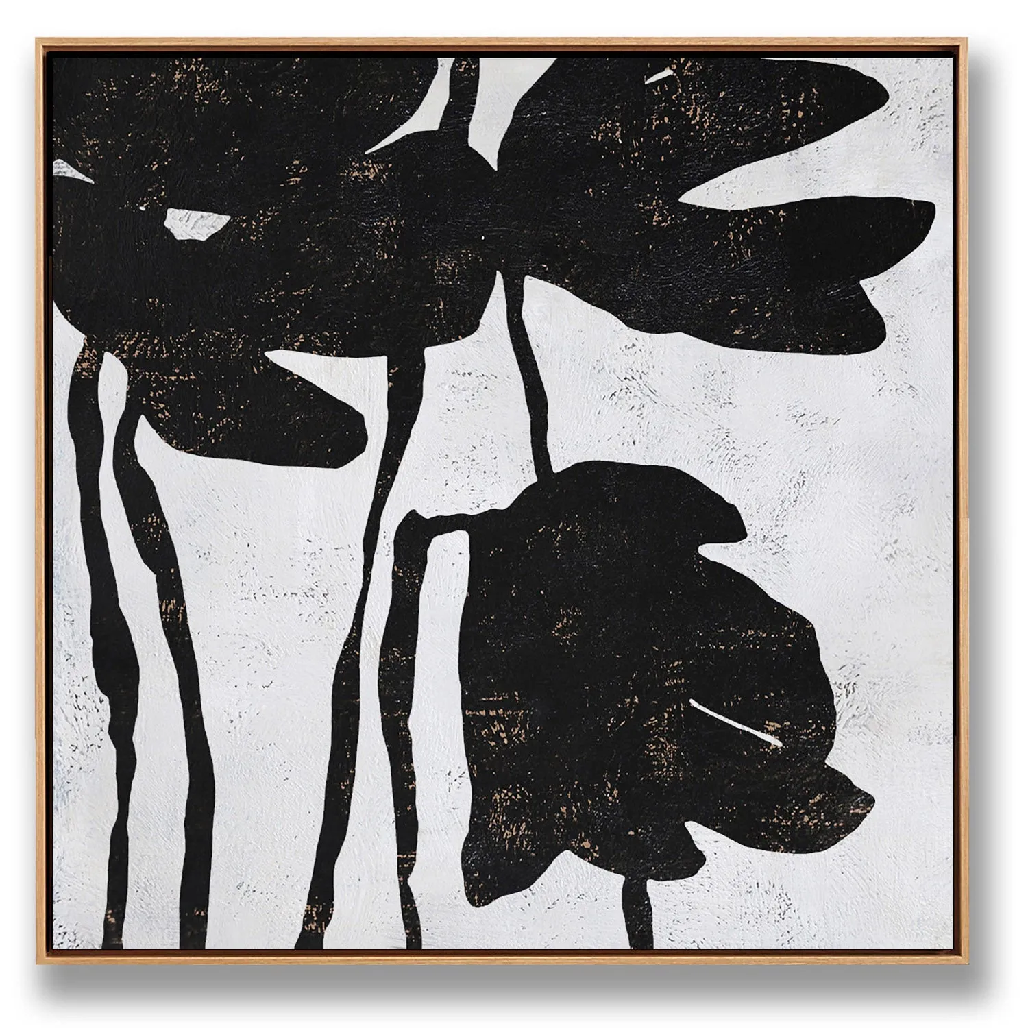 Abstract Flowers Painting H131S