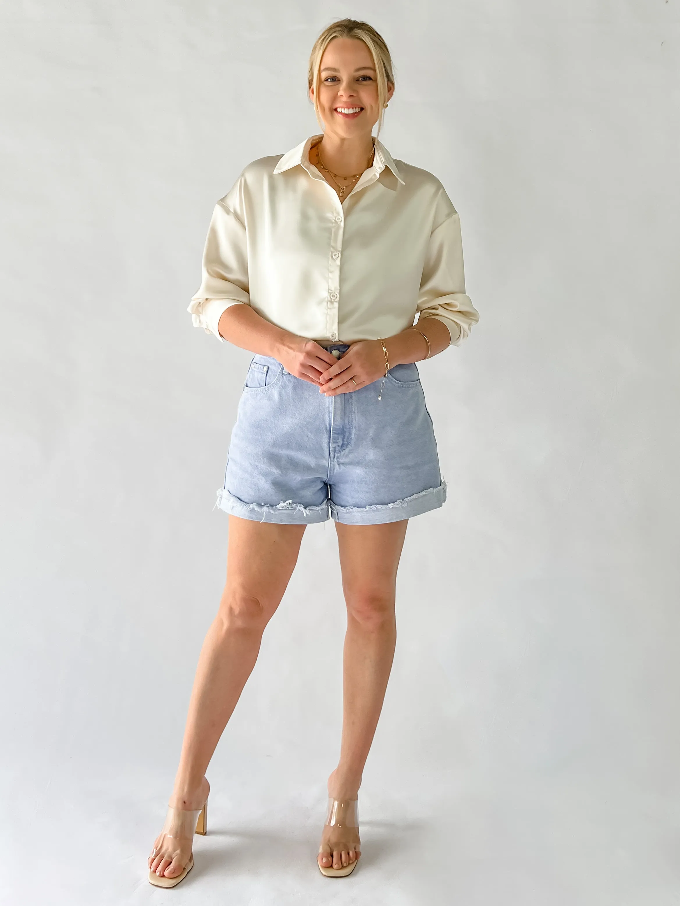 ADELE DENIM SHORTS