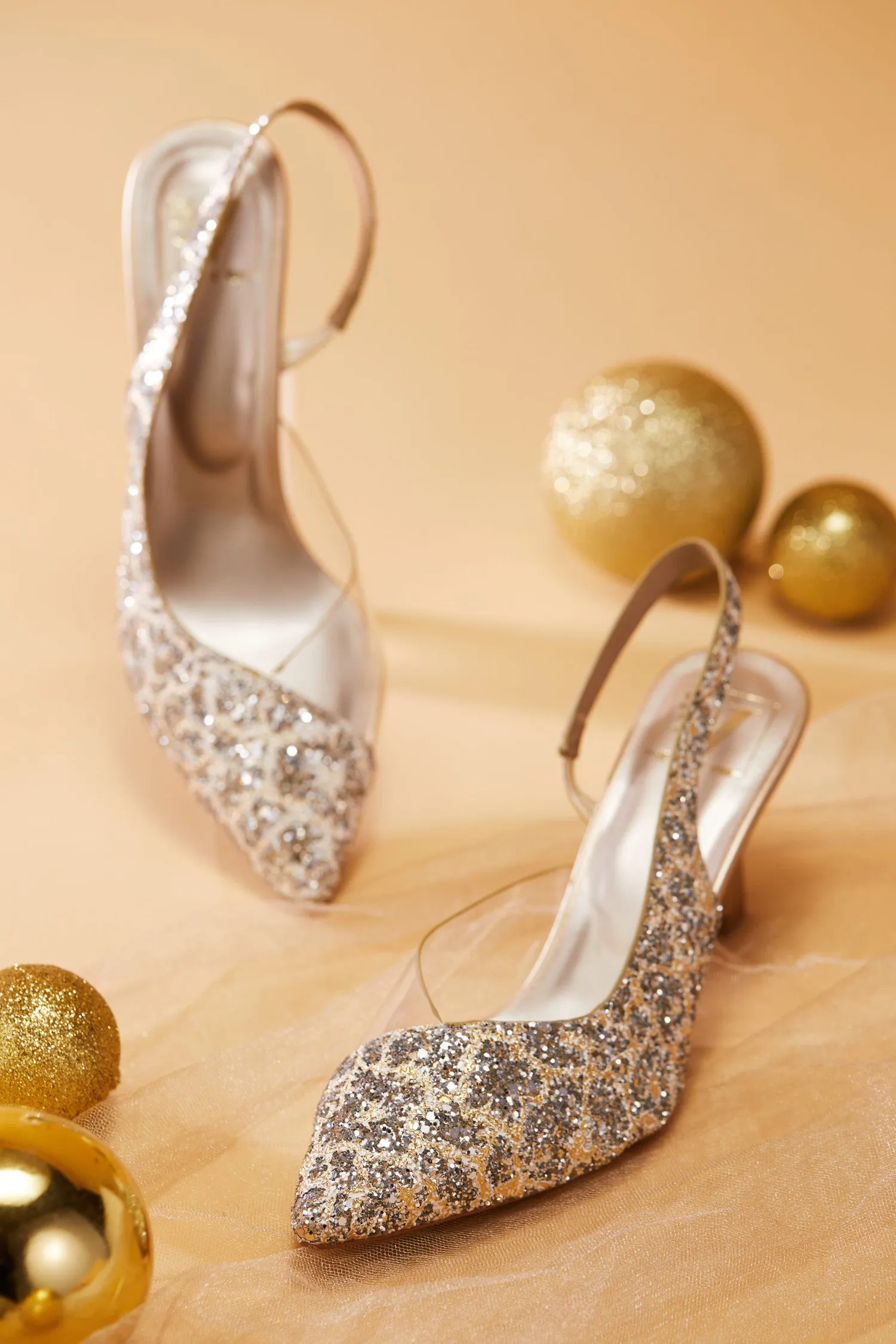 Adele Gold Heels