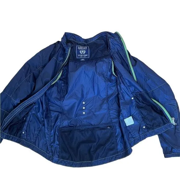 Ariat Women’s Navy convertible Windbreaker vest Jacket M