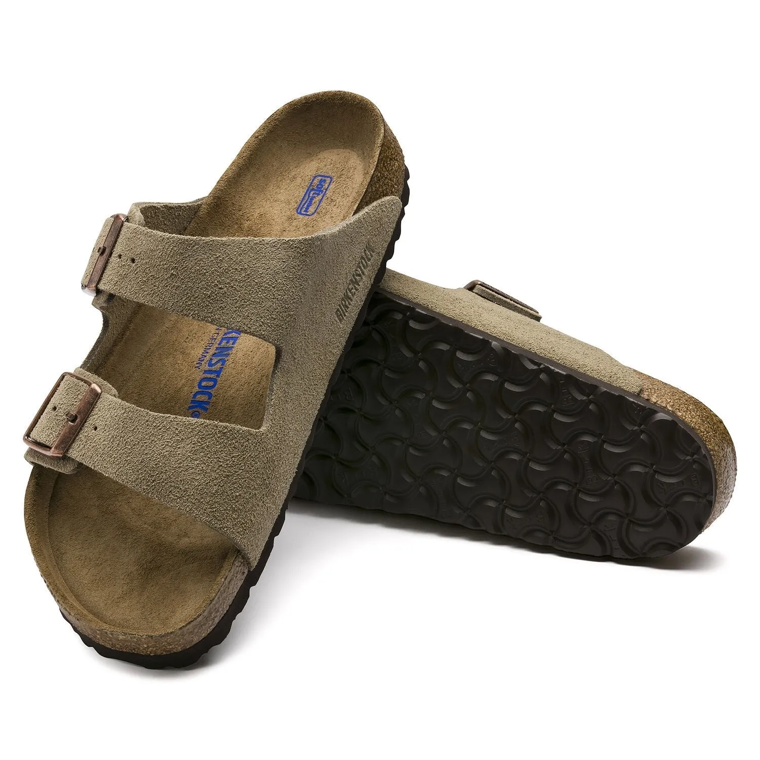 Arizona | Soft Footbed | Suede | Taupe