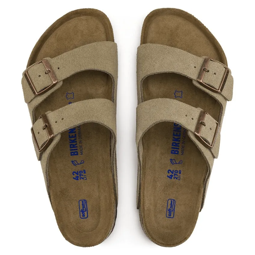 Arizona | Soft Footbed | Suede | Taupe
