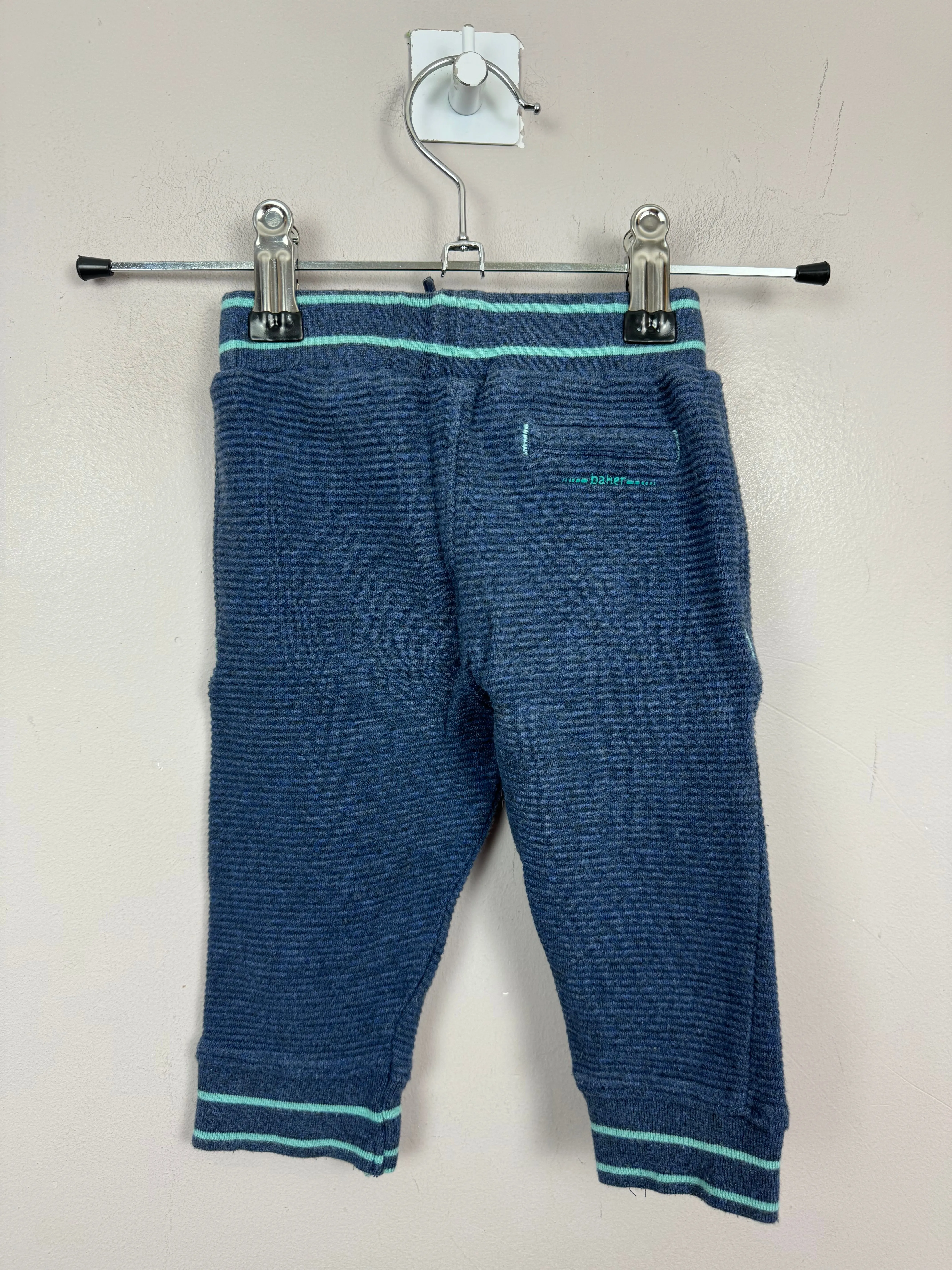 Baker ribbed Joggers 6-9m
