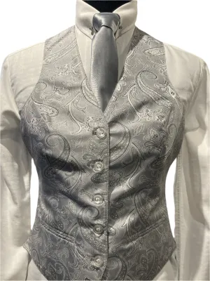 Becker Brothers Silver Paisley Vest