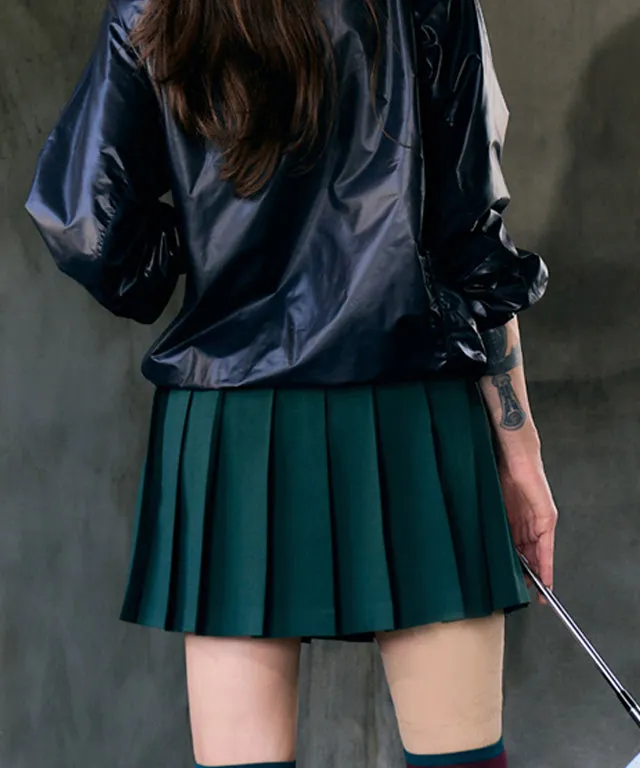 BENECIA 12 Minimal Belt Culottes - Deep Green