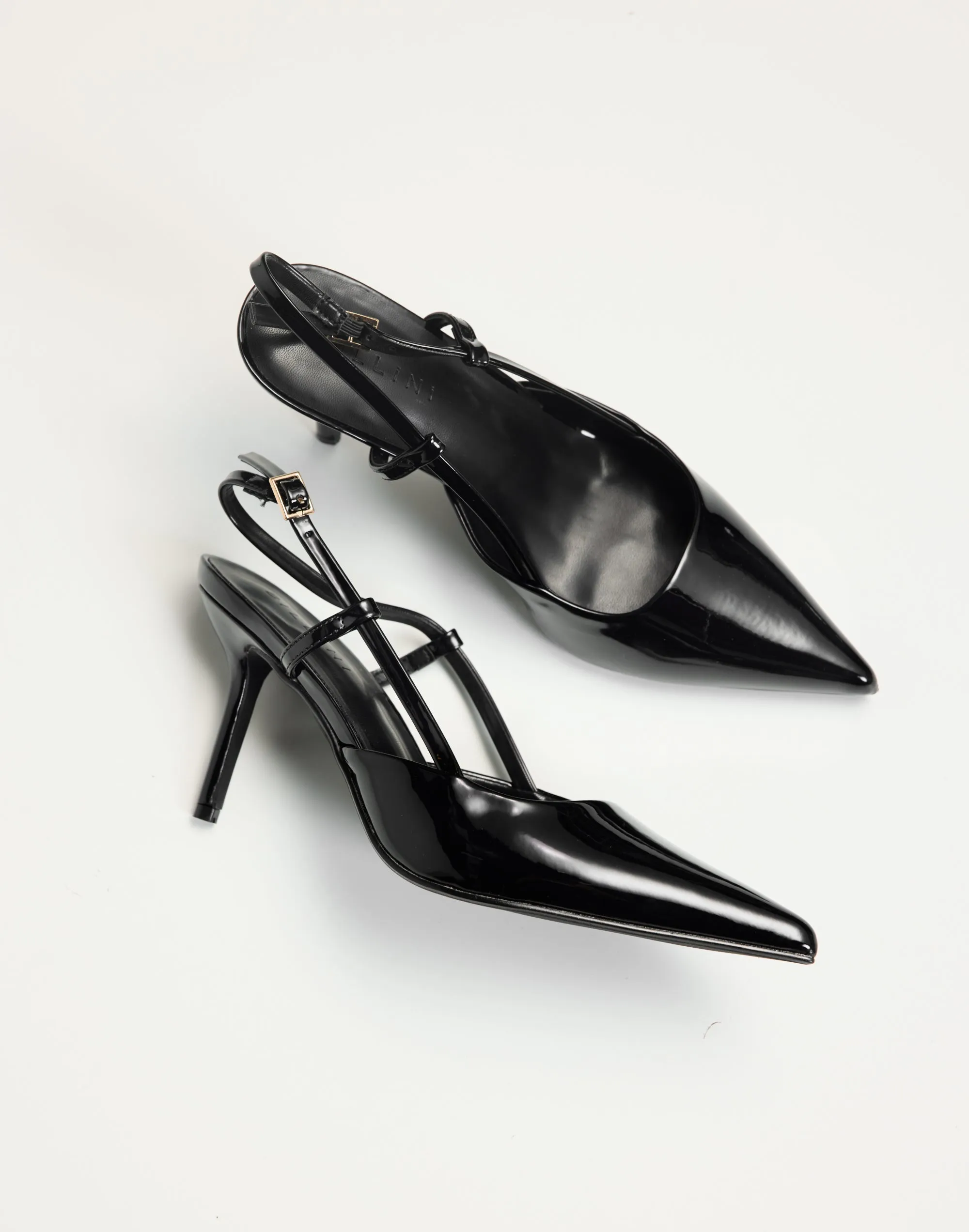 Bethany Heels (Black Patent) - By Billini
