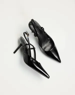 Bethany Heels (Black Patent) - By Billini