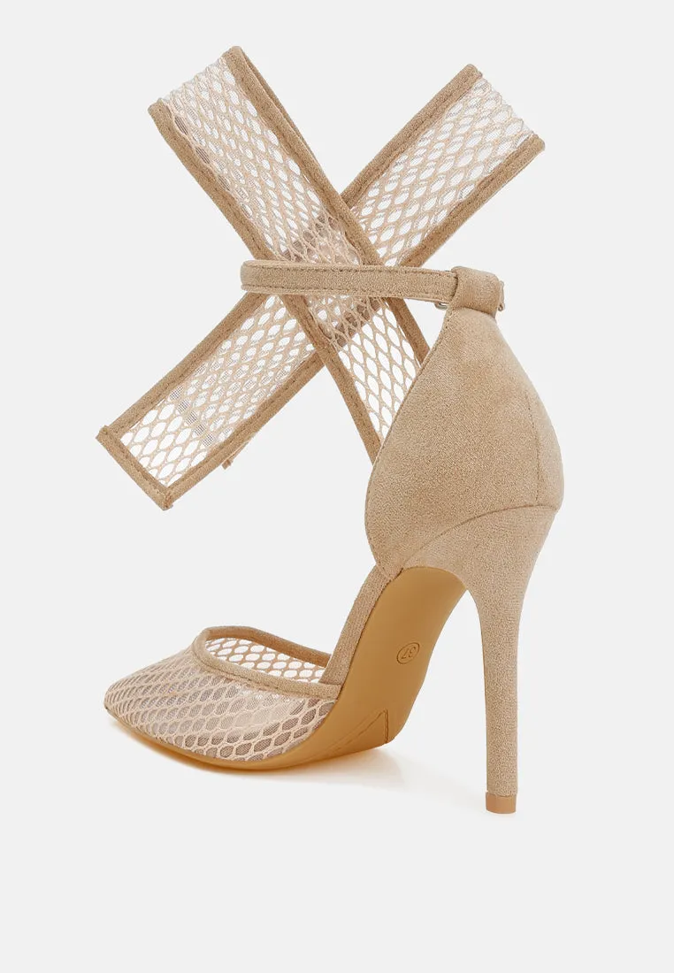 Big Bow Detail Stiletto Sandals by RUW