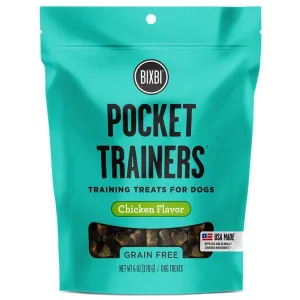 BIXBI Pocket Trainers Chicken Flavor Grain-Free Dog Treats (6-oz bag)
