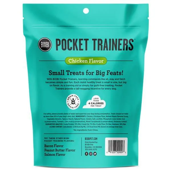 BIXBI Pocket Trainers Chicken Flavor Grain-Free Dog Treats (6-oz bag)