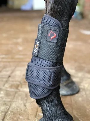 Black "Connection" 6D Air Protection Irenita Total Sport Boot HUSK (pair) - BACK - SL