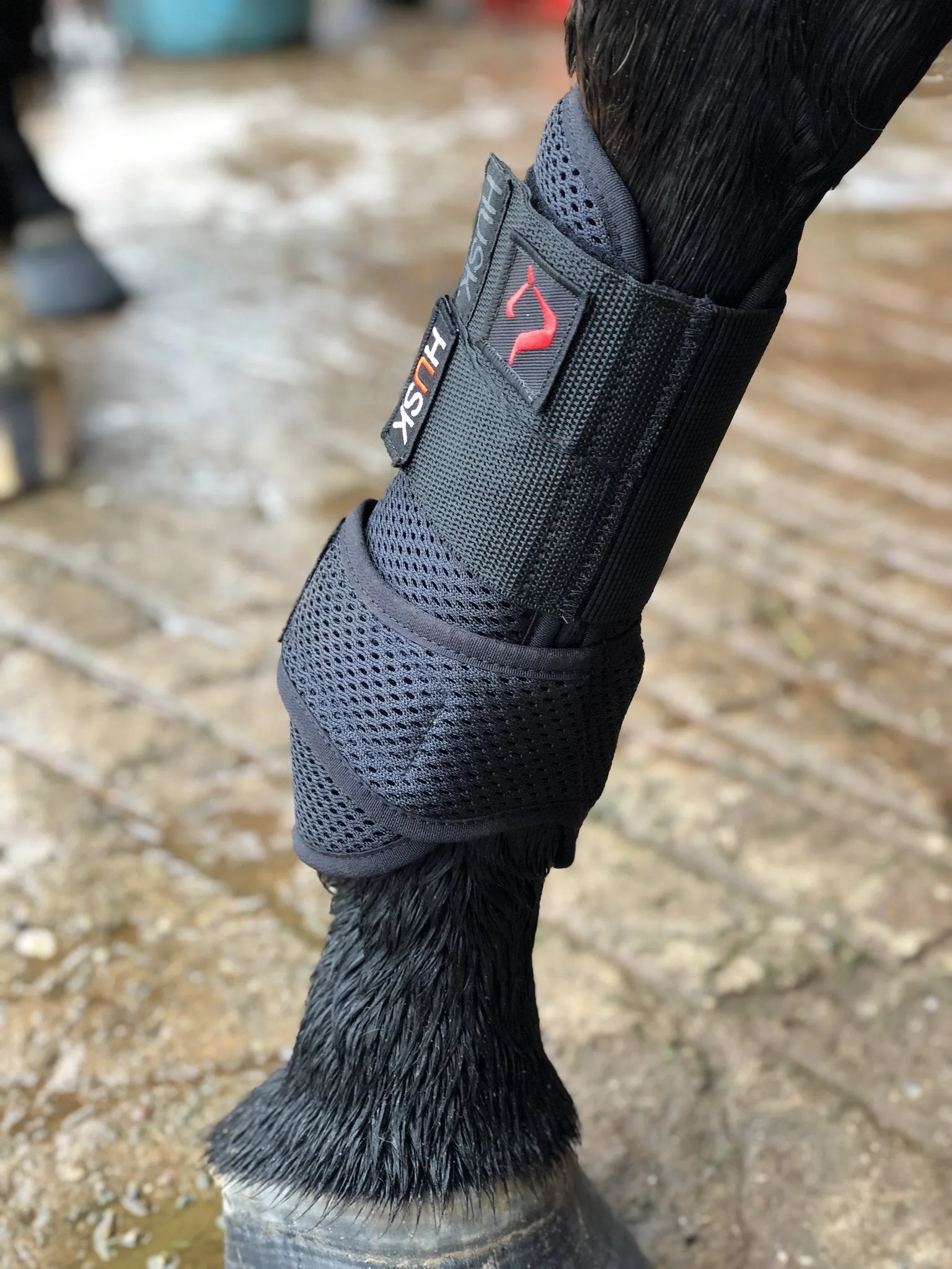 Black "Connection" 6D Air Protection Irenita Total Sport Boot HUSK (pair) - BACK - SL