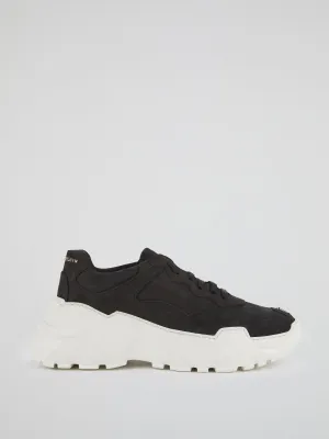 Black Runner Original Platform Trainers