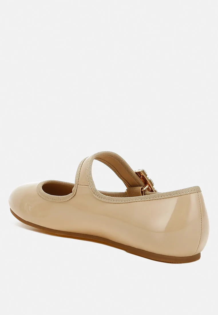 Brooch Mary Jane Sandals by RUW