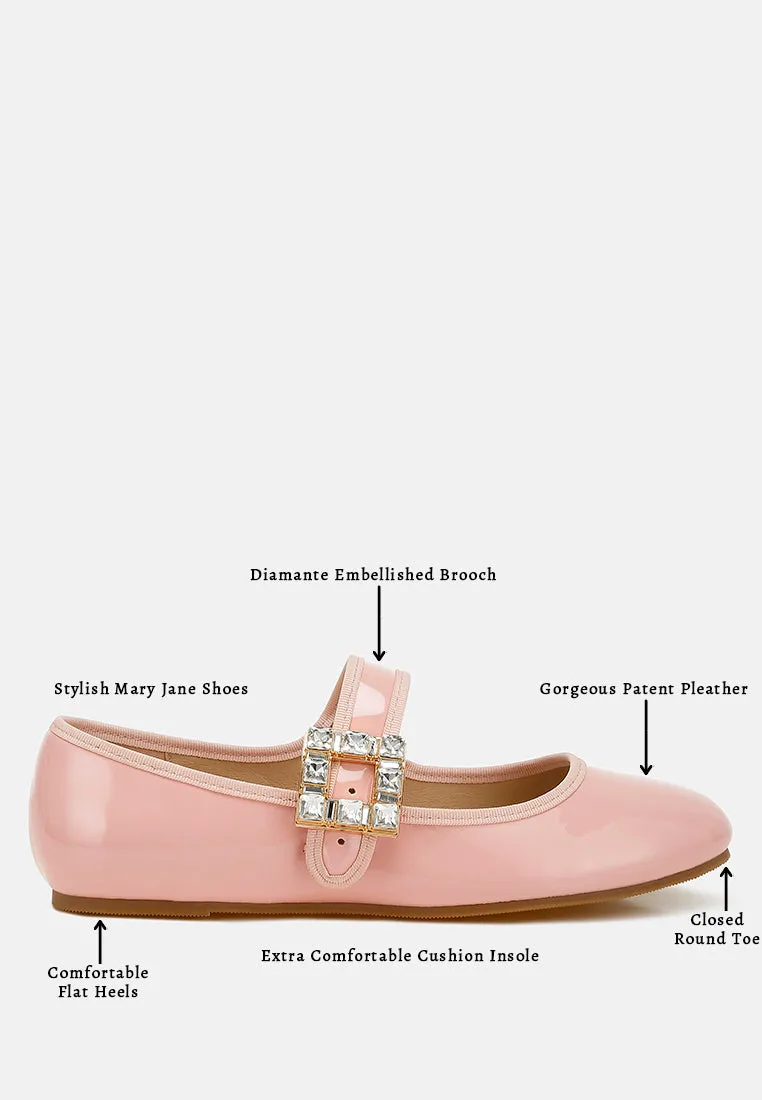 Brooch Mary Jane Sandals by RUW