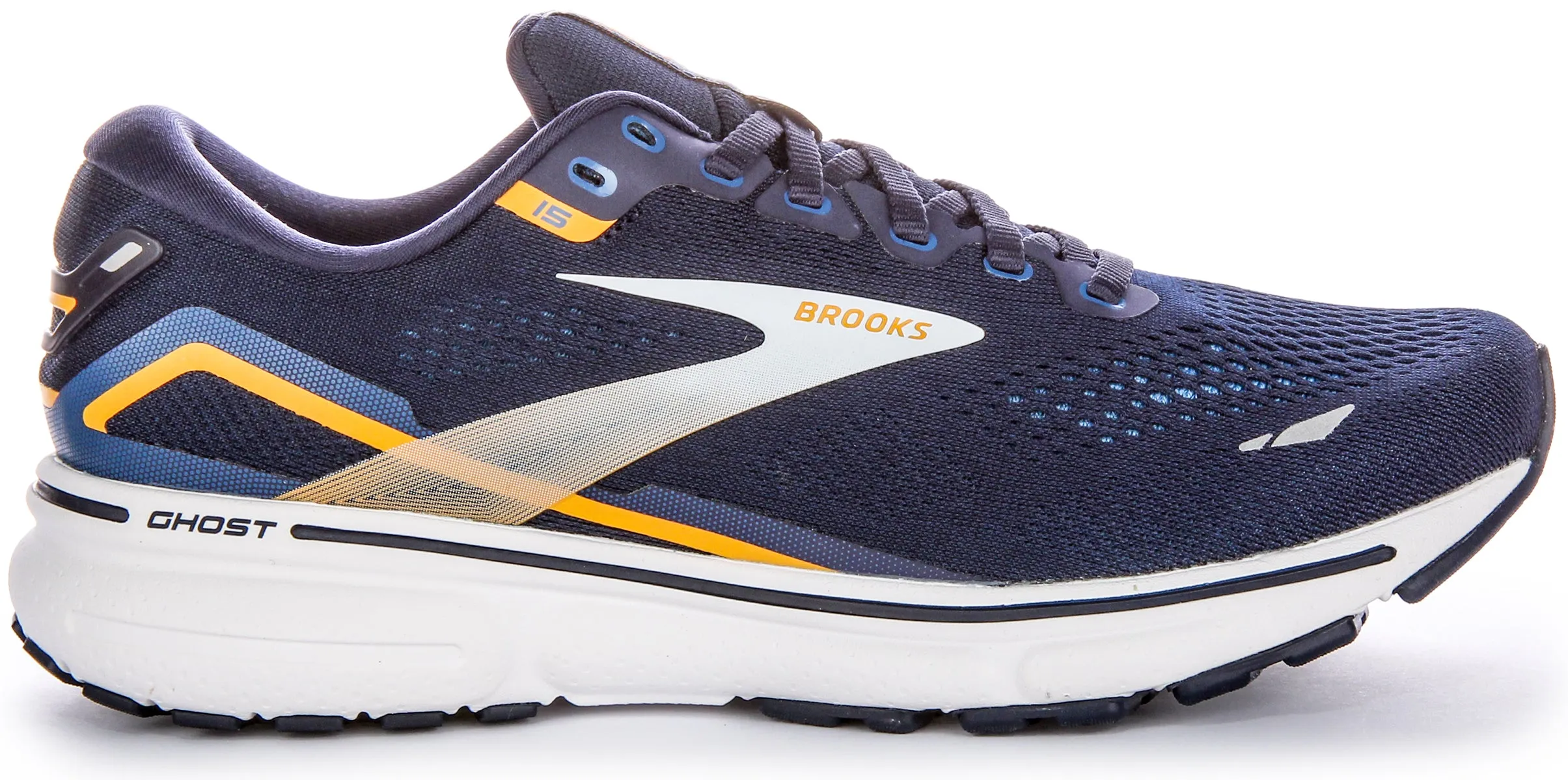 Brooks Ghost 15 In Navy For Men | Narrow Fit