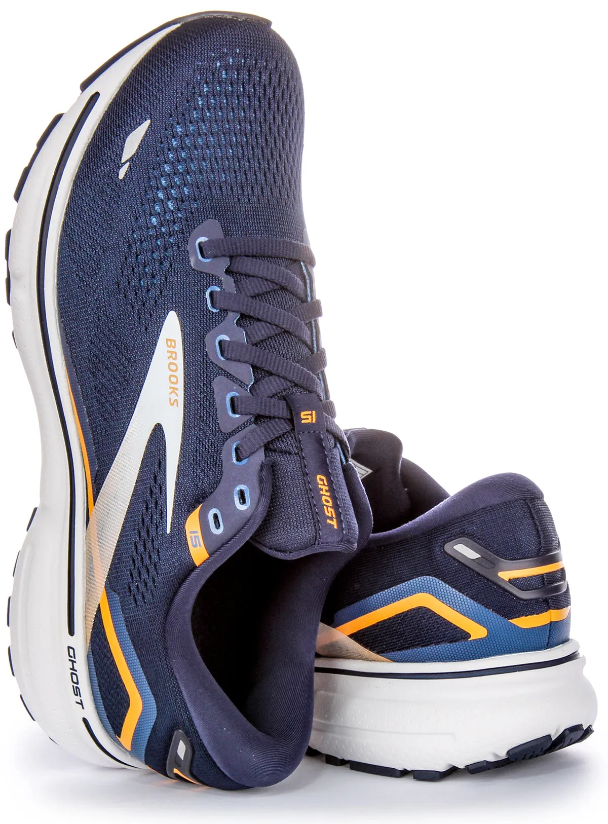 Brooks Ghost 15 In Navy For Men | Narrow Fit
