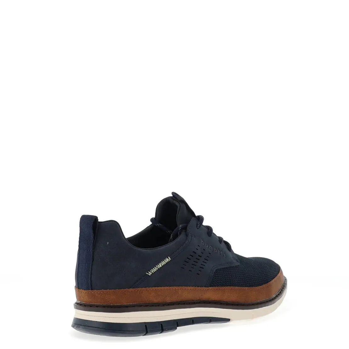 Bugatti Navy Laced Trainer|331925624N