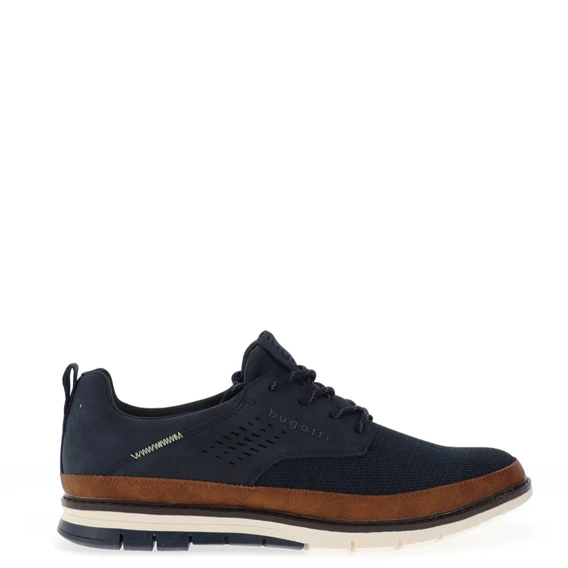 Bugatti Navy Laced Trainer|331925624N