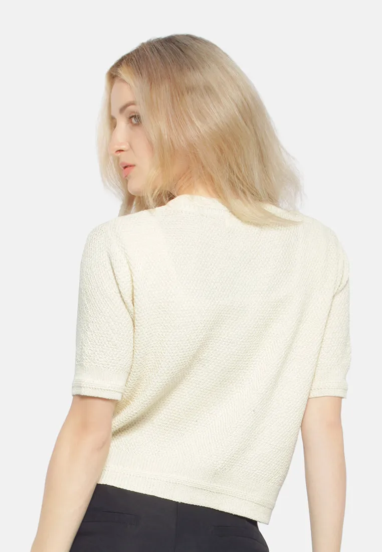 Button Down Knitted Top
