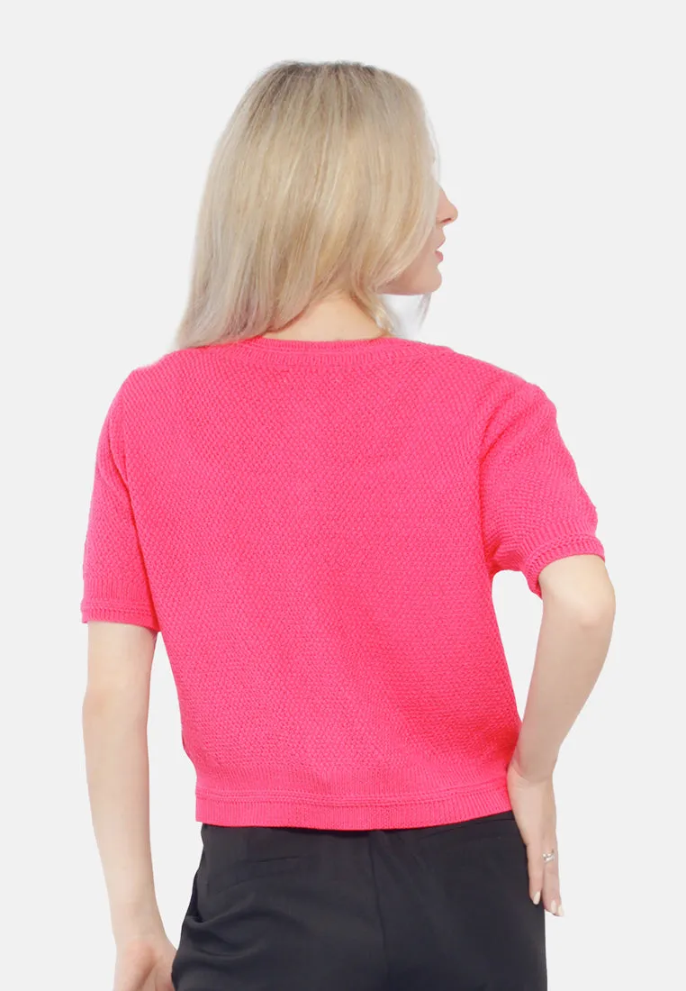 Button Down Knitted Top