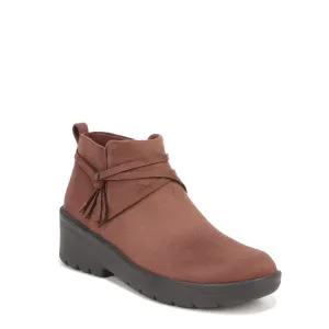 BZees Women's Blaine Washable Comfort Ankle Boots Brown 7 M