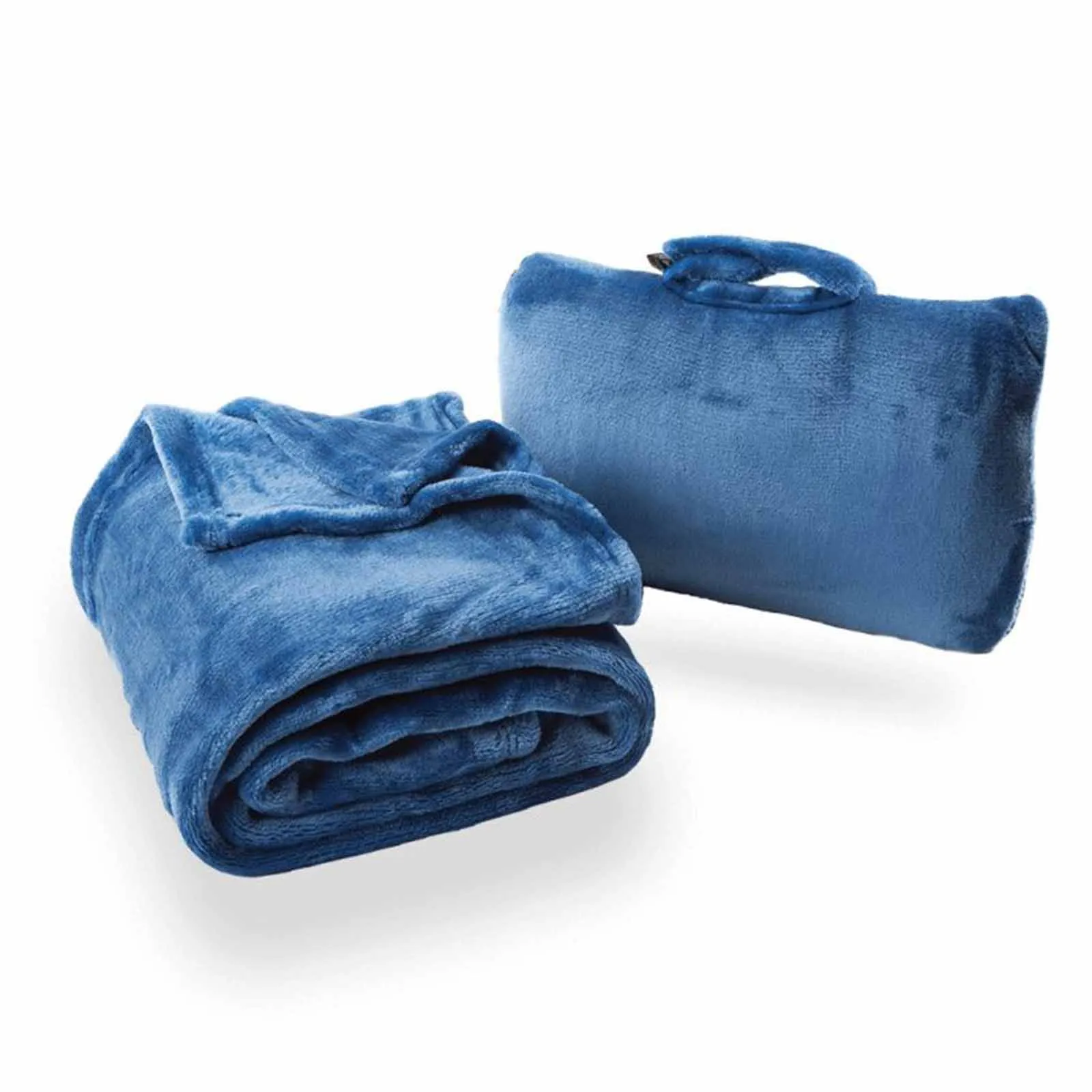 Cabeau Fold 'n Go Blanket Royal Blue