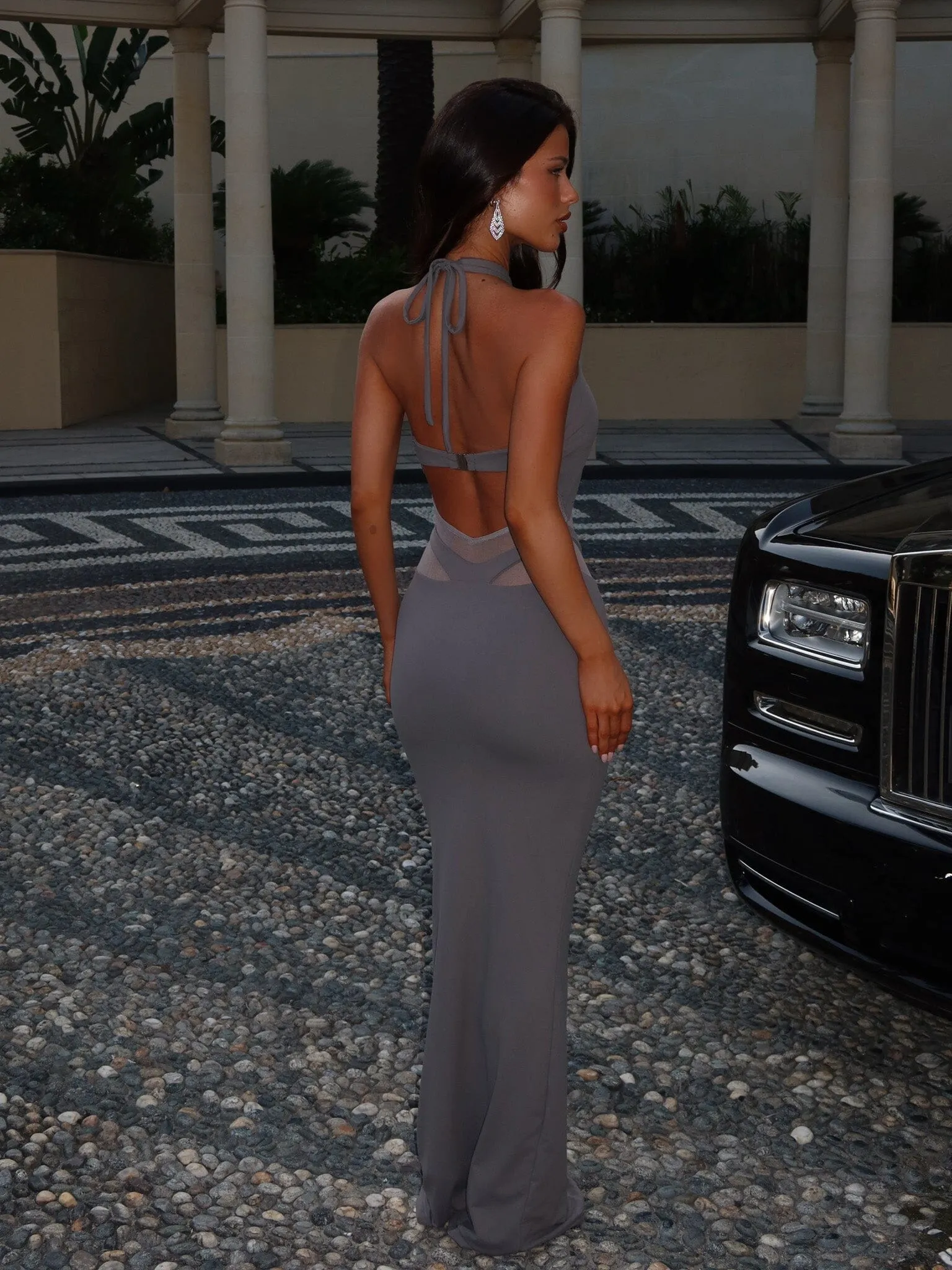 CAMPBELL MAXI DRESS GREY