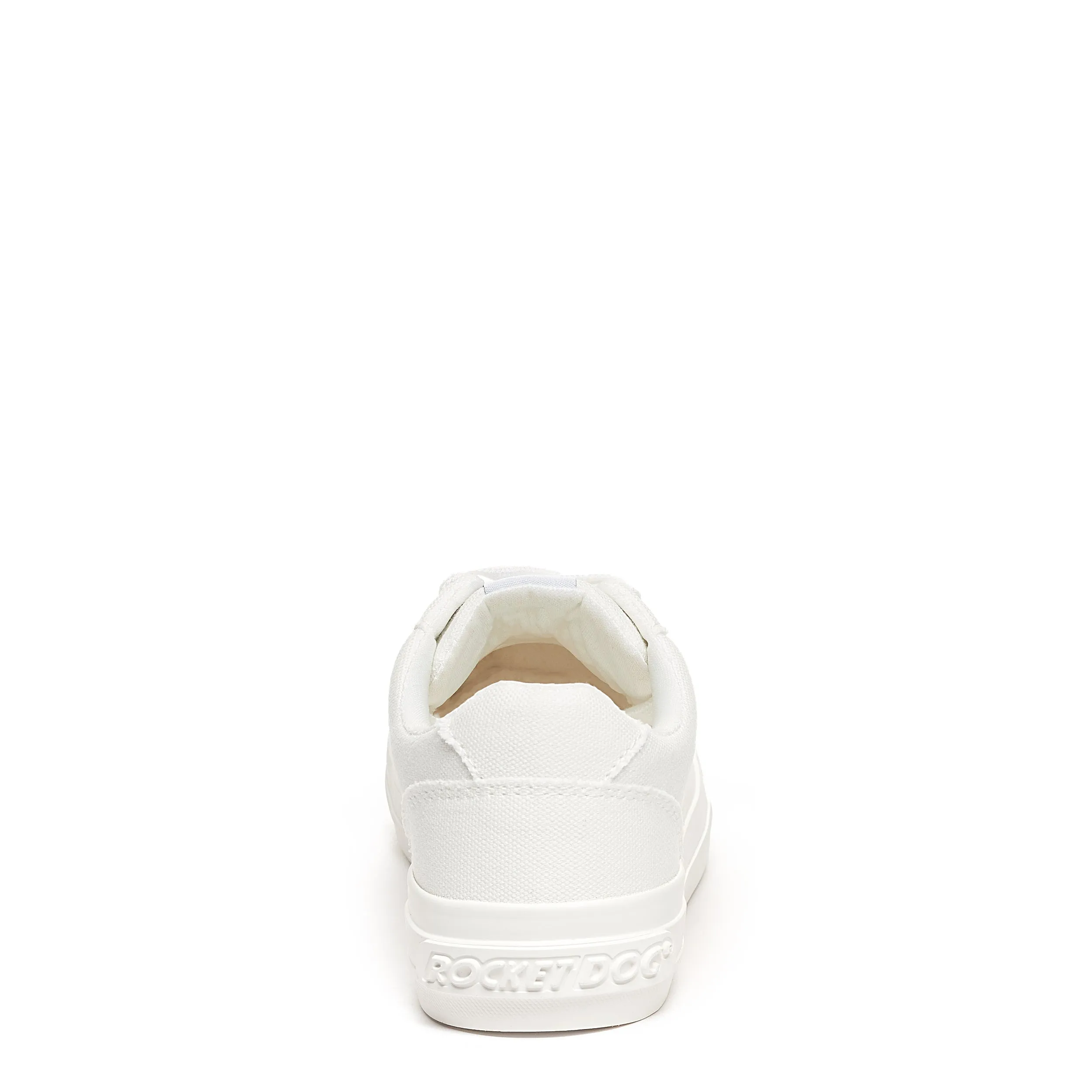 Cecilia White Canvas Trainer
