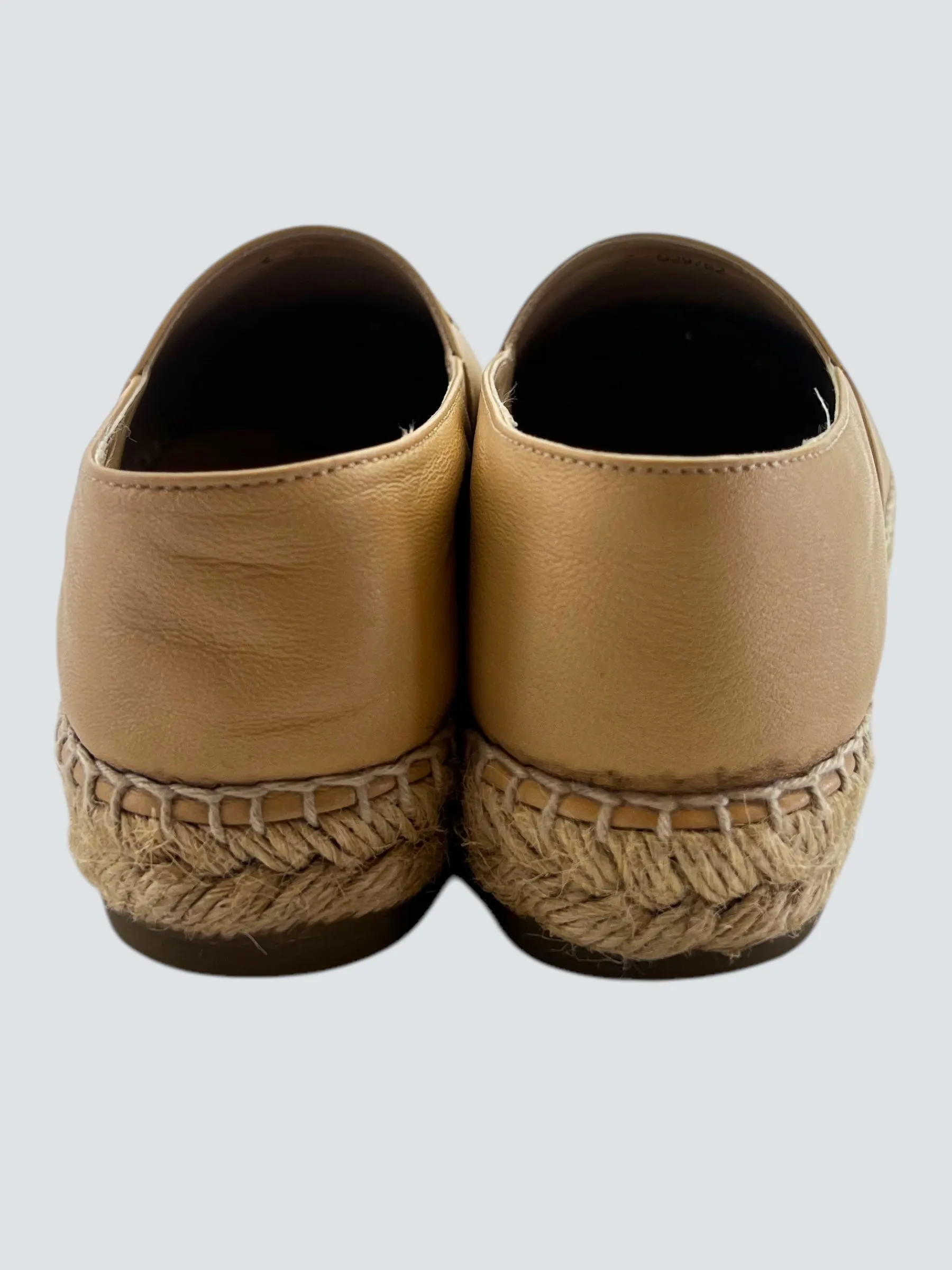 Chanel Size UK 4 Beige Espadrilles
