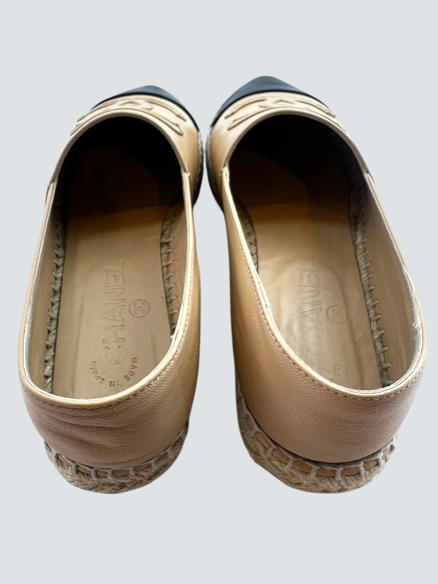 Chanel Size UK 4 Beige Espadrilles