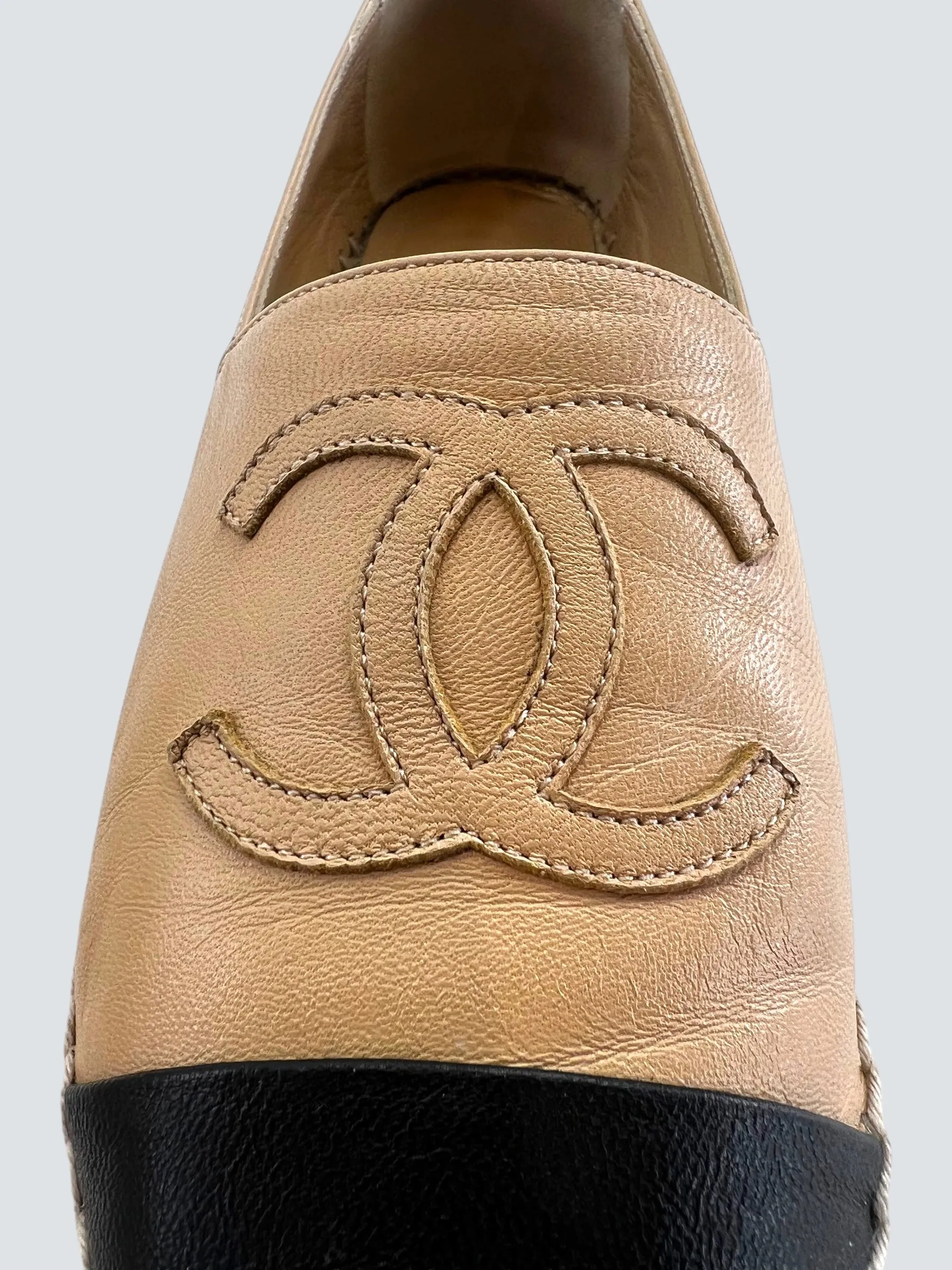 Chanel Size UK 4 Beige Espadrilles