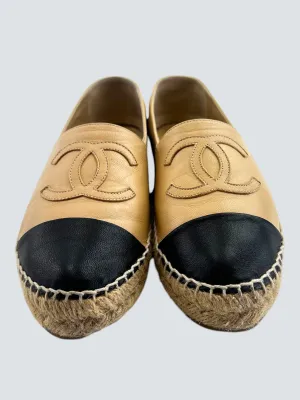 Chanel Size UK 4 Beige Espadrilles